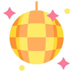 palla da discoteca icona