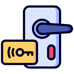 llave de tarjeta icono