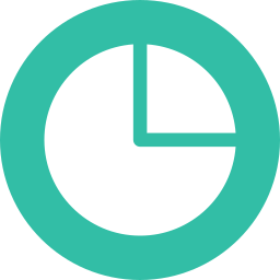 diagramme circulaire Icône