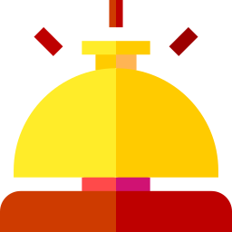 campana de recepción icono
