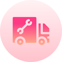 Plumber truck icon