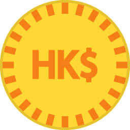 dólar de hong kong Ícone
