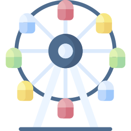 Ferris wheel icon