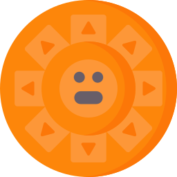 Aztec calendar icon