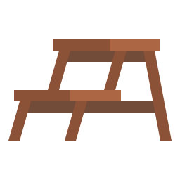 Step stool icon