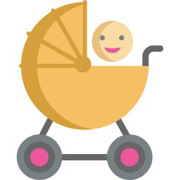 kinderwagen icon