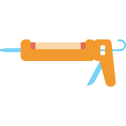 pistolet à calfeutrer Icône