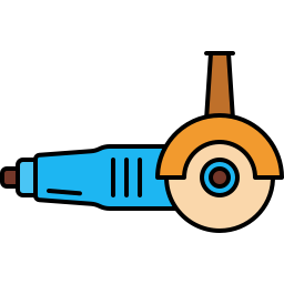 Angle grinder icon