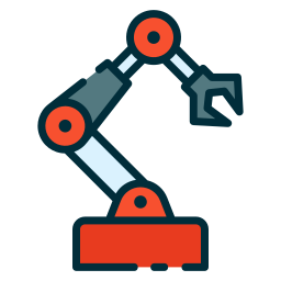 Robotic arm icon