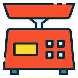 Weighing scale icon