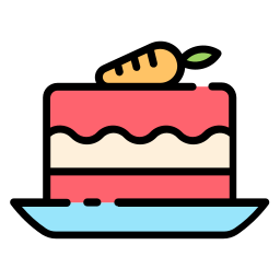 Морковный торт иконка