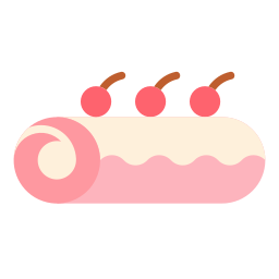 Roll cake icon