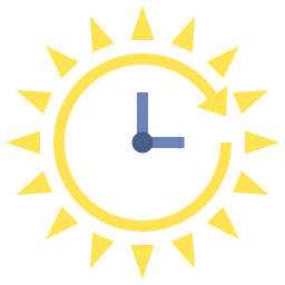 horario de verano icono