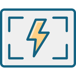 Camera flash icon