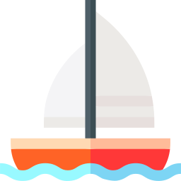 Sailing boat icon