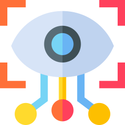 escáner de ojos icono