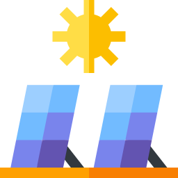 Solar panel icon