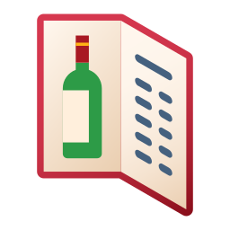 Wine menu icon