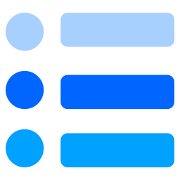 option de liste Icône