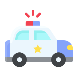 coche de policía icono