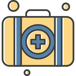 First aid kit icon