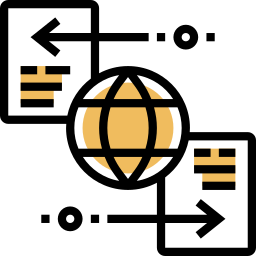 Data exchange icon