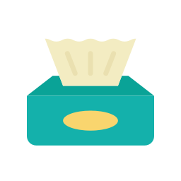 caja de pañuelos icono