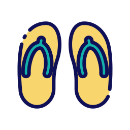 Flip flops icon