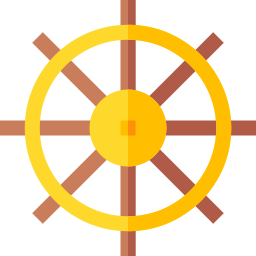 Dharma wheel icon