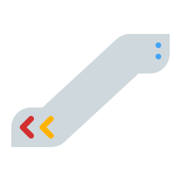 Escalator down icon