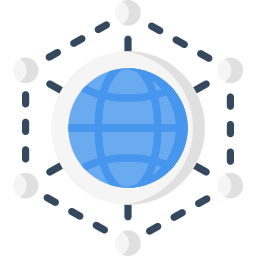 rete di distribuzione icona