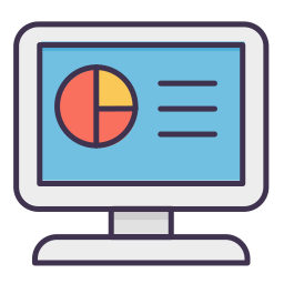 Statistics report icon