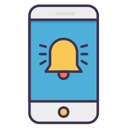 campana de notificación icono