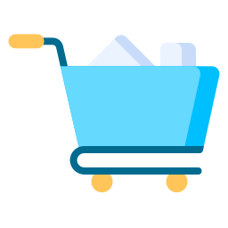 Trolley cart icon