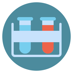 Test tubes icon