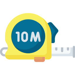 Measuring tape icon