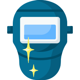 Welding mask icon