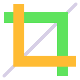Crop tool icon