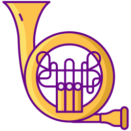 French horn icon