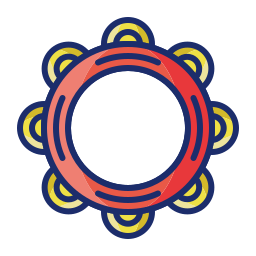 Tambourine icon