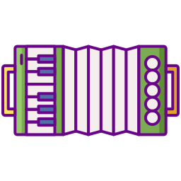 Фортепианный аккордеон иконка