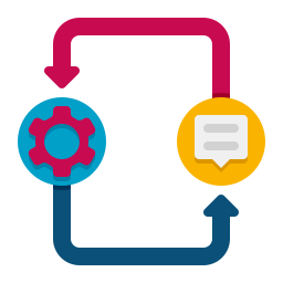 retour d'information Icône