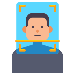 Facial recognition icon