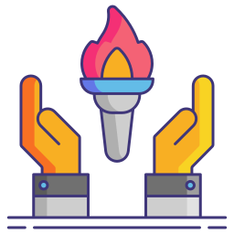 Olympic flame icon