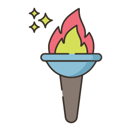 Olympic flame icon