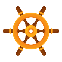 Steering wheel icon