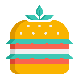 hamburguesa vegana icono