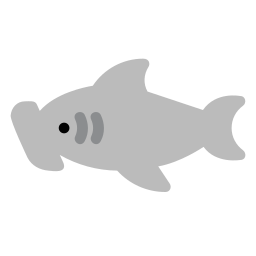 Hammerhead fish icon