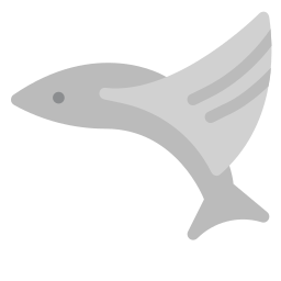 vliegende vis icoon