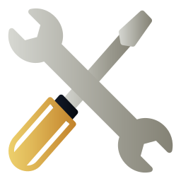 Wrench tool icon